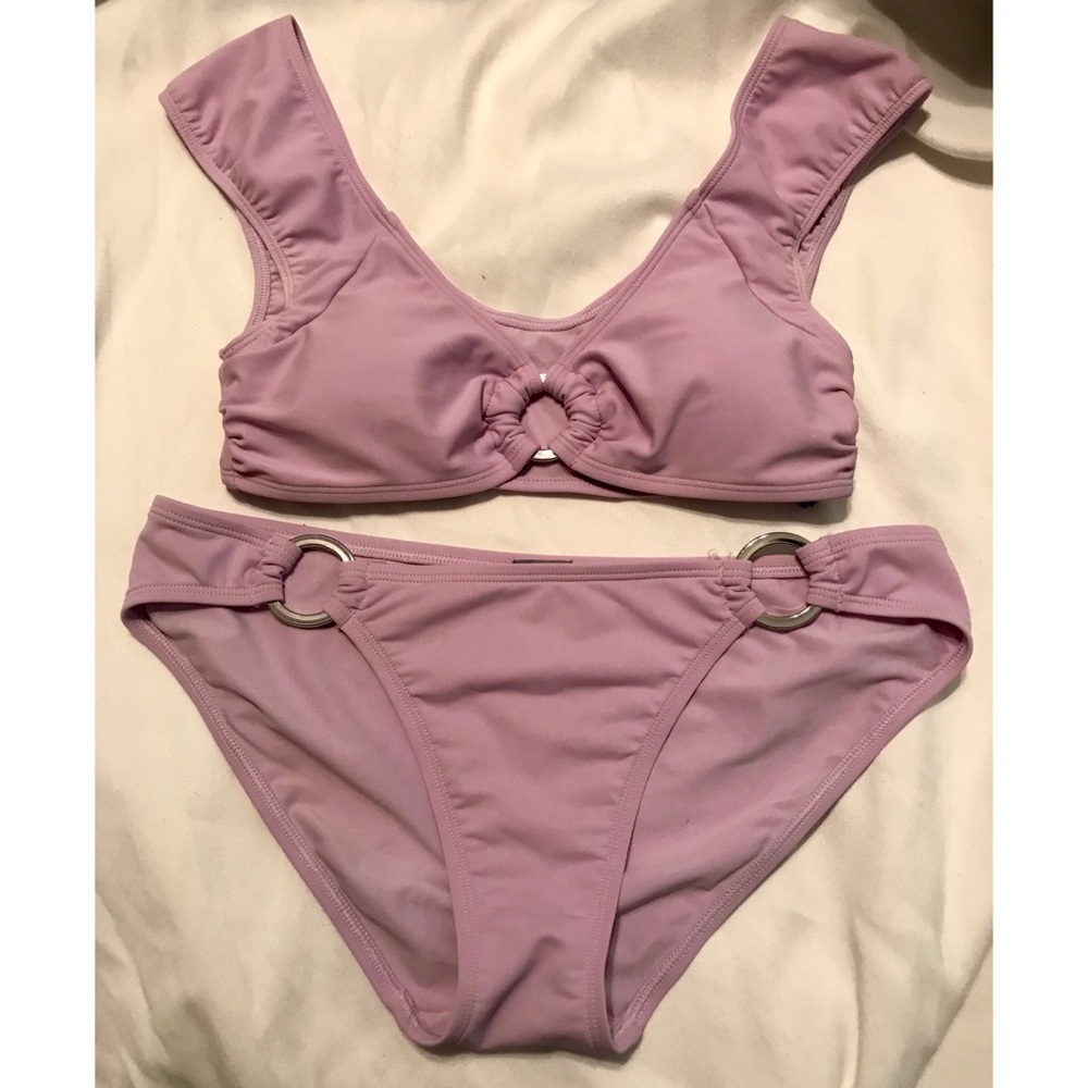Aerie Lavender Keyhole Bikini!